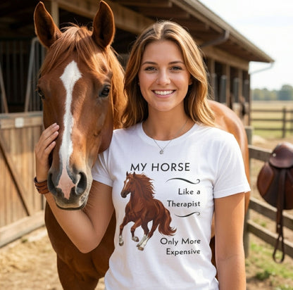 My Horse Is My Therapist T-Shirt – view 2