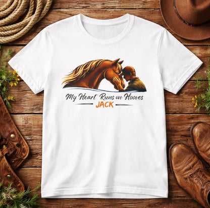 My Heart Runs on Hooves Tr-Shit
