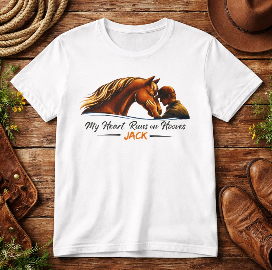 My Heart Runs on Hooves Tr-Shit