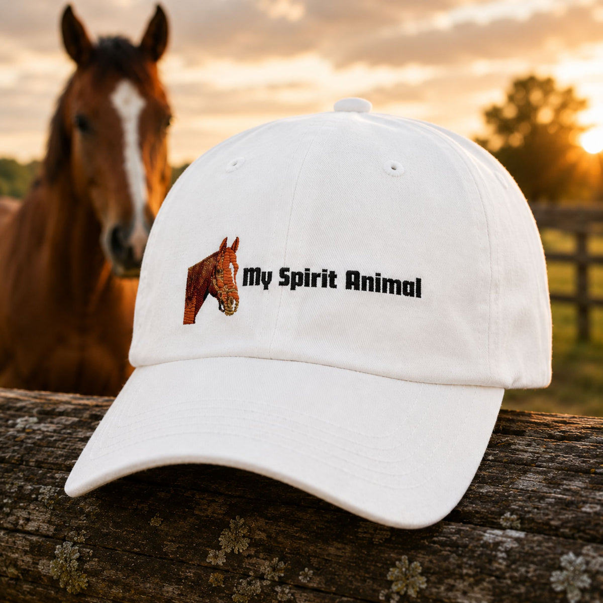 My Spirit Animal Horse Dad Cap