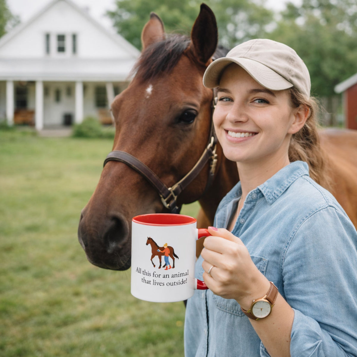 All This for an Animal Two-Tone Mug – view 2