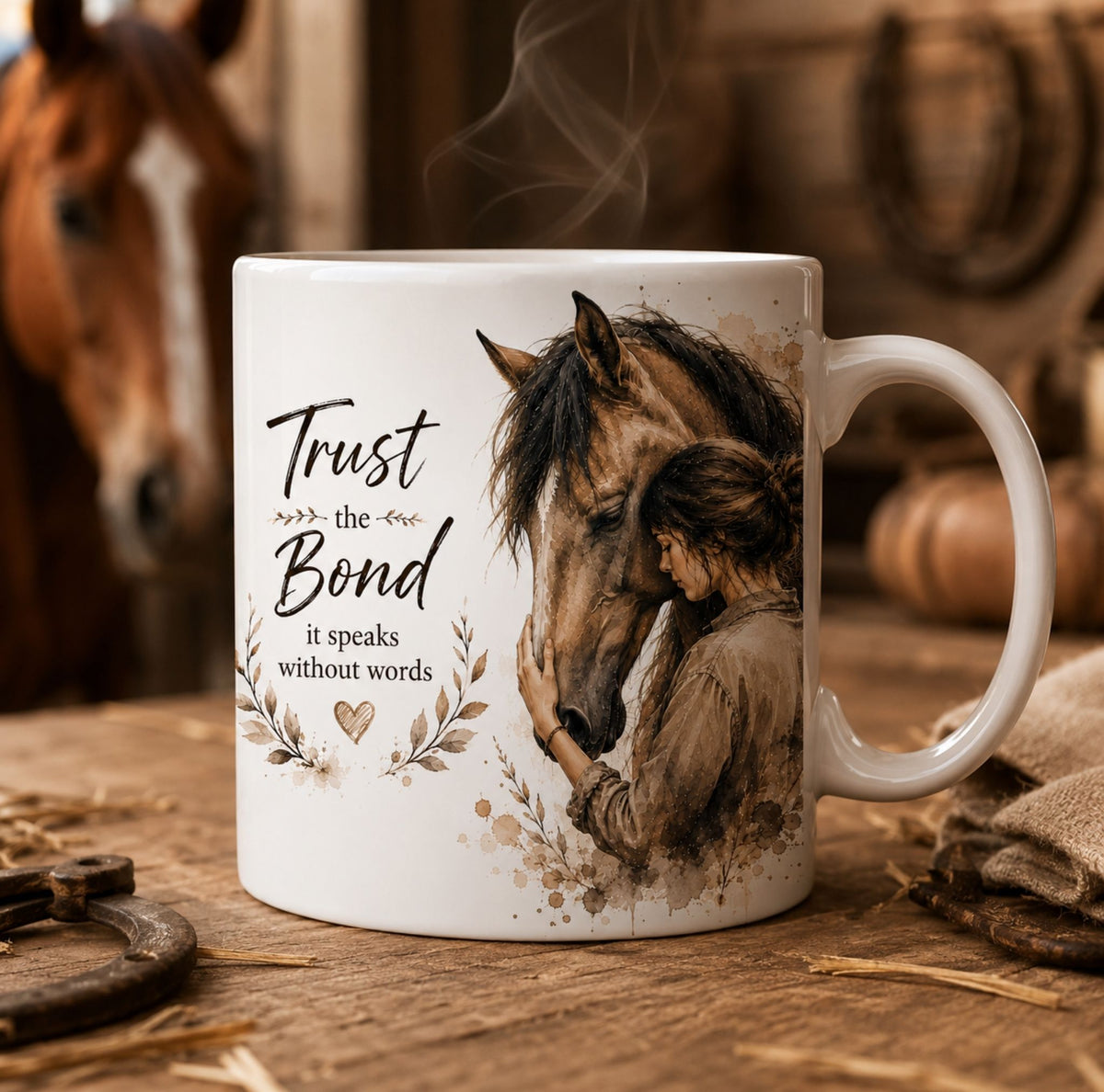 Trust the Bond Horse Mug – view 2