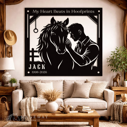 Jack Hoofprints Memorial Stall Sign – view 4