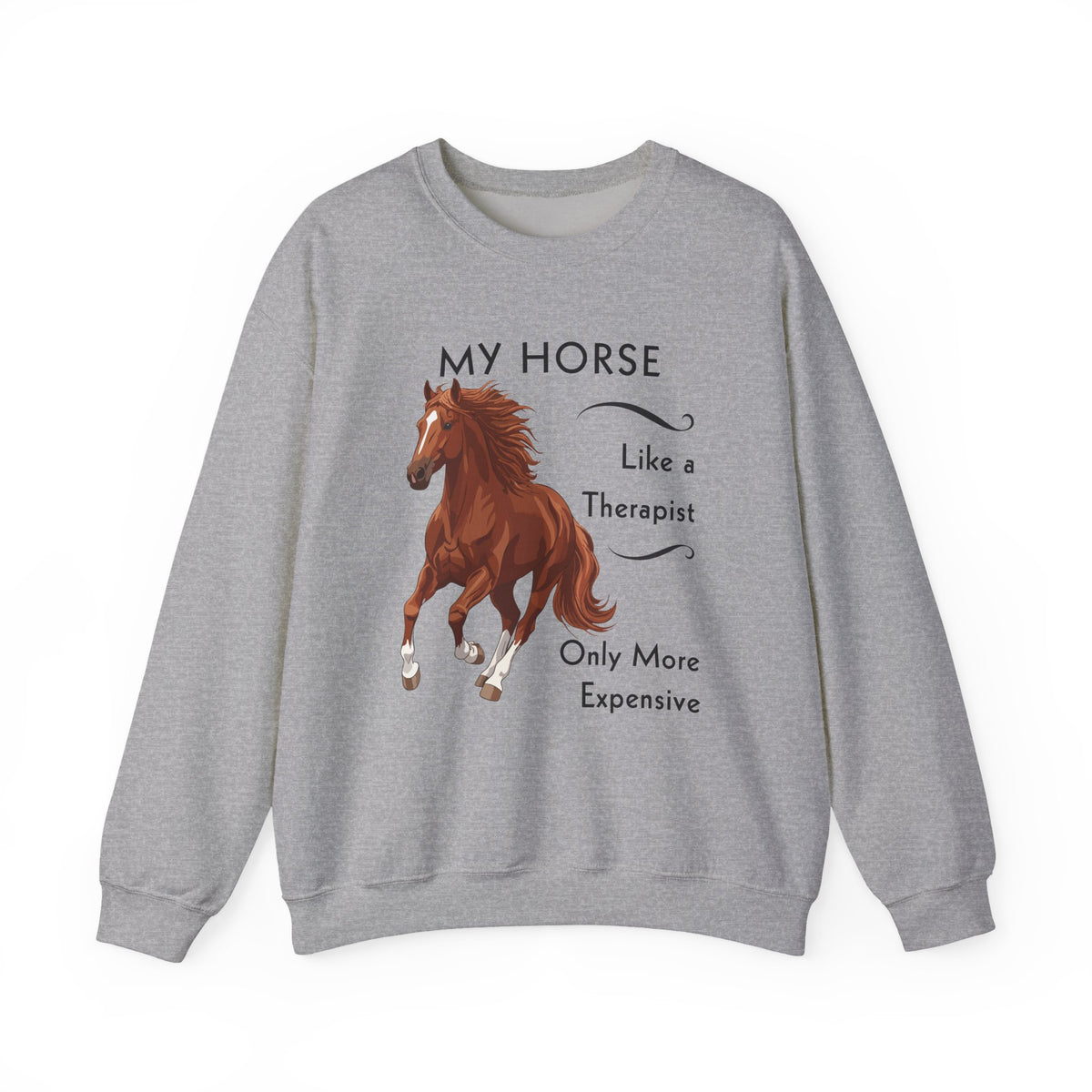 My Horse Is My Therapist Sweatshirt – view 11