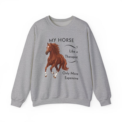 My Horse Is My Therapist Sweatshirt – view 11