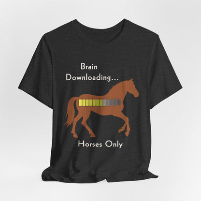 Brain Downloading Horses T-Shirt – view 16