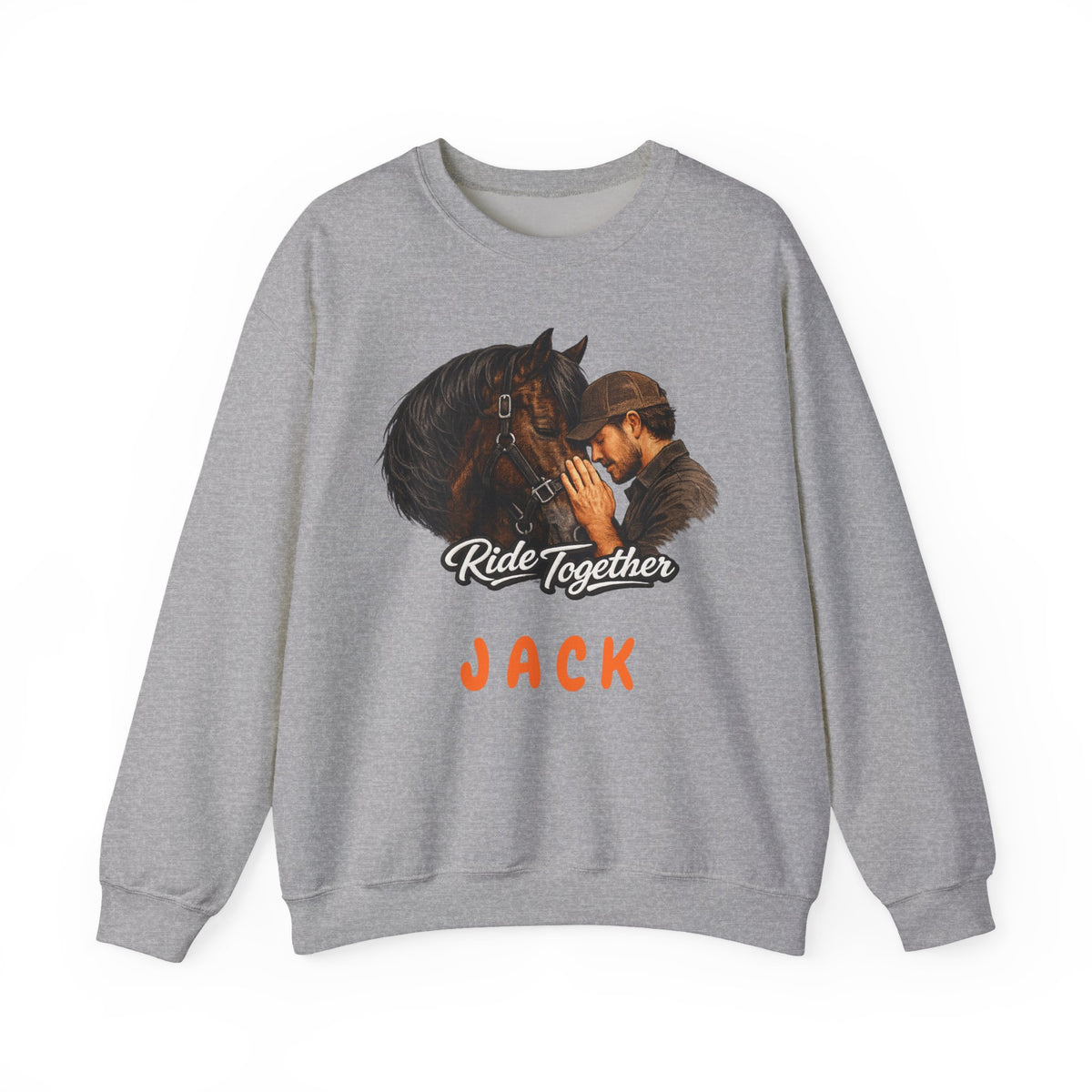 Ride Together Personalized Horse Sweatshirt – view 9