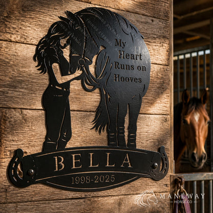 My Heart Runs on Hooves Tribute Sign – view 4