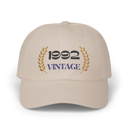 Custom Birth Year Baseball Cap- Adjustable Unisex Retro Hat
