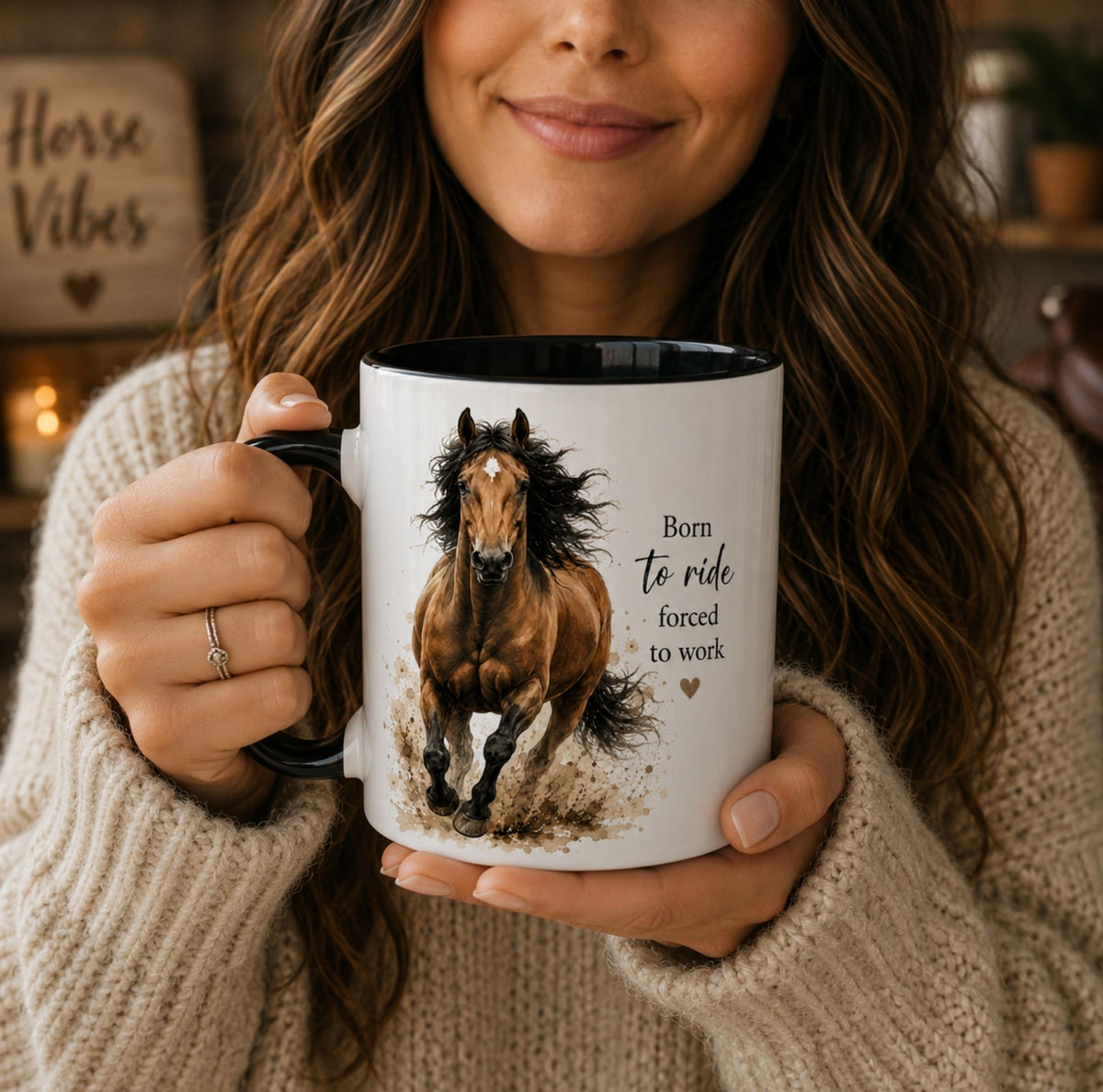 Born to Ride Horse Mug – view 3