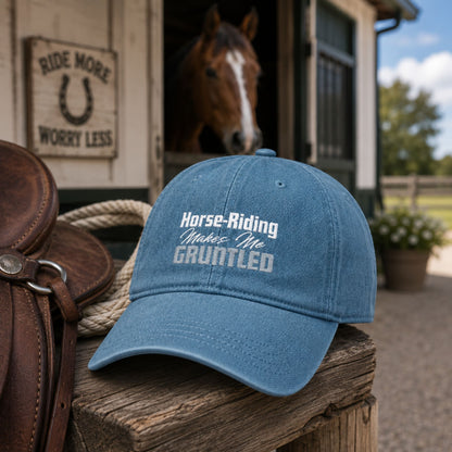 Horse Riding Makes Me Grounded Cap – view 4