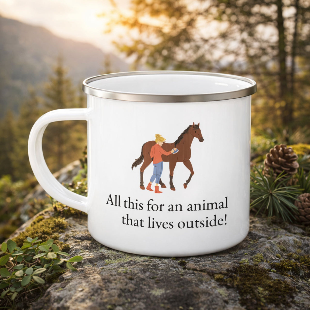 All This for an Animal Enamel Mug – view 3