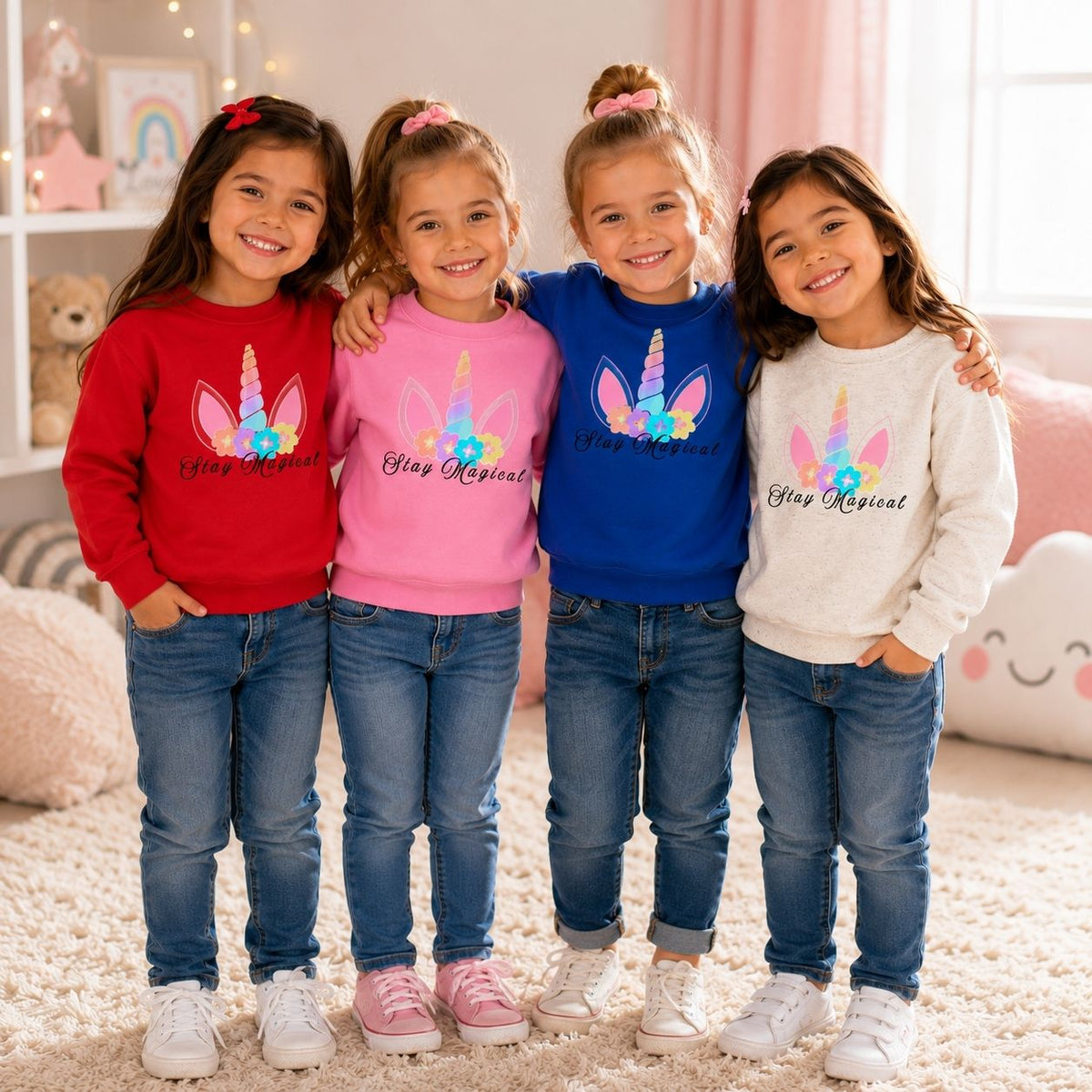 Stay Magical Unicorn Kids Sweatshirt