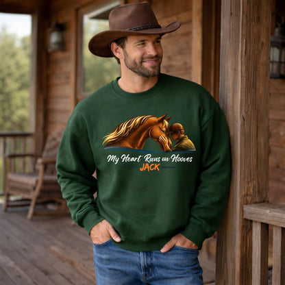 My Heart Runs on Hooves Sweatshirt – view 3