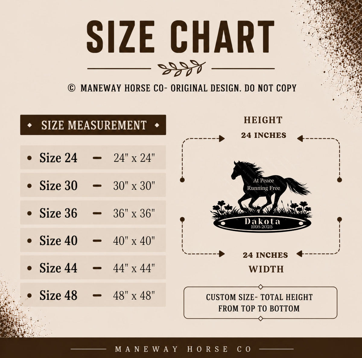 Running Free Horse Memorial Sign + FREE Mug – view 8