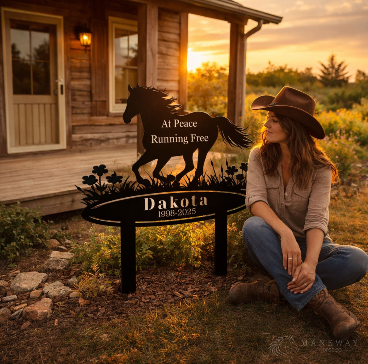 At Peace Horse Memorial Garden Sign – view 3