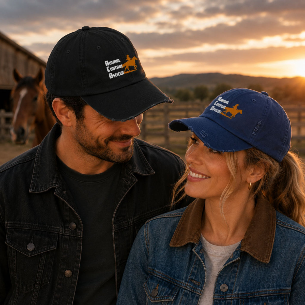 Animal Control Officer Horse Dad Cap – view 3
