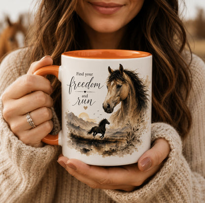Find Your Freedom Horse Mug – view 3