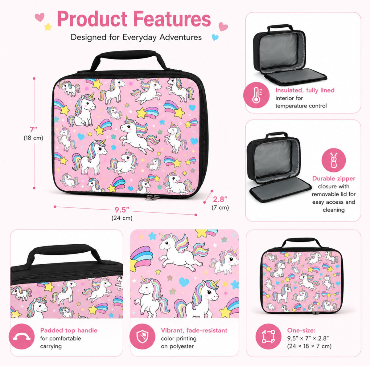 Stay Magical Unicorn Lunch Bag