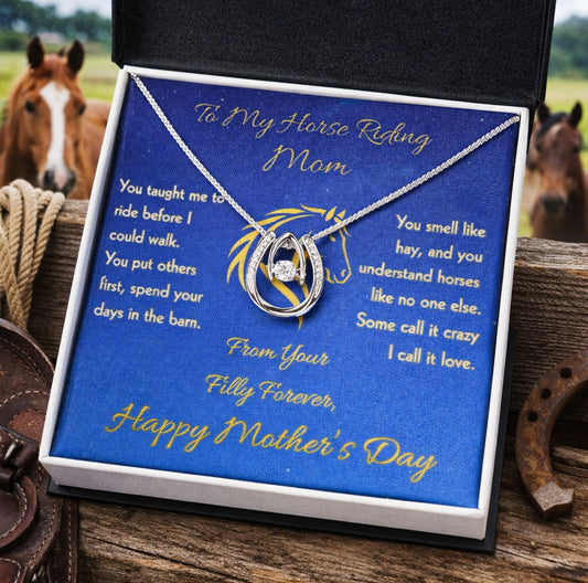 Personalized Horse Memorial Photo Circle Necklace