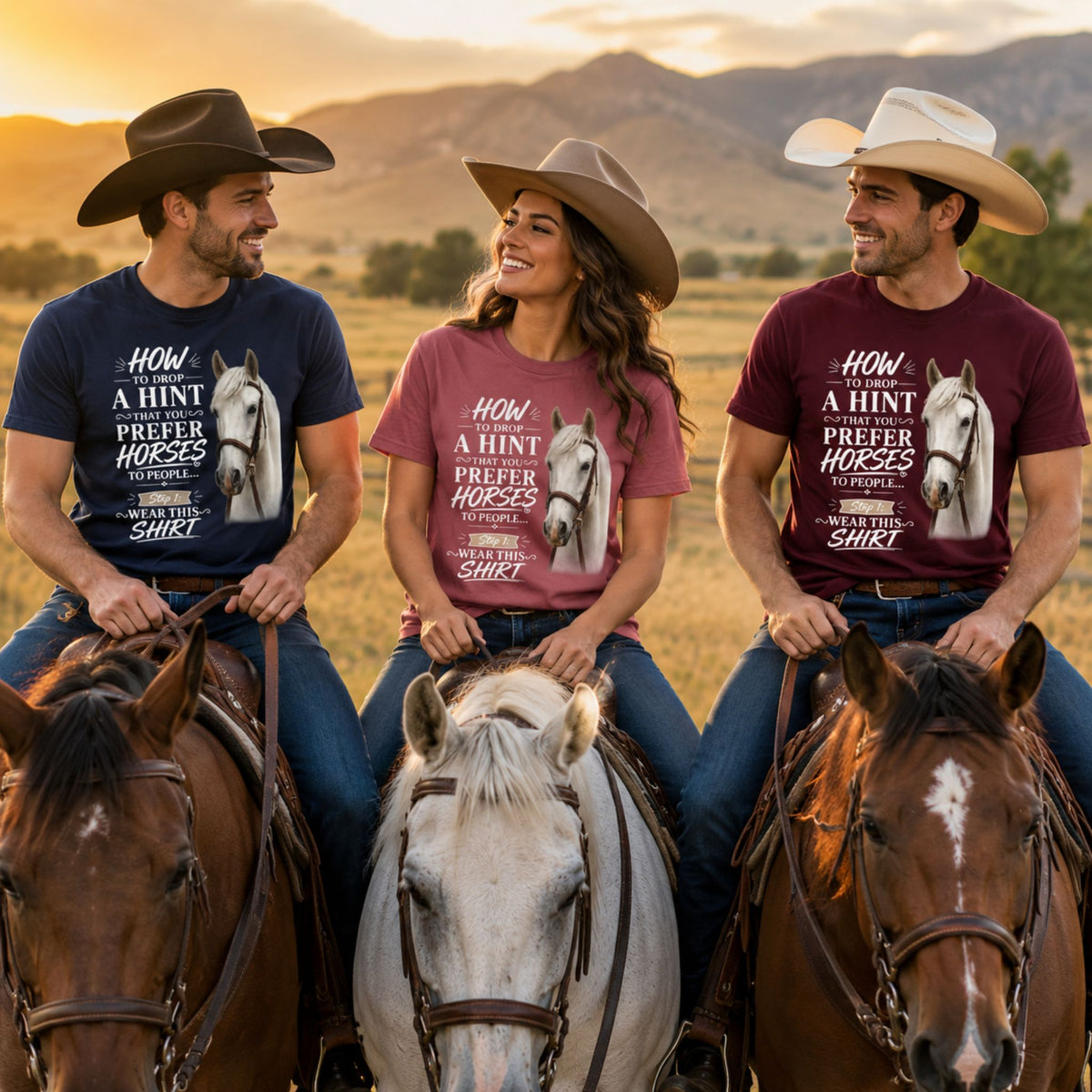 Prefer Horses Over People T-Shirt – view 4