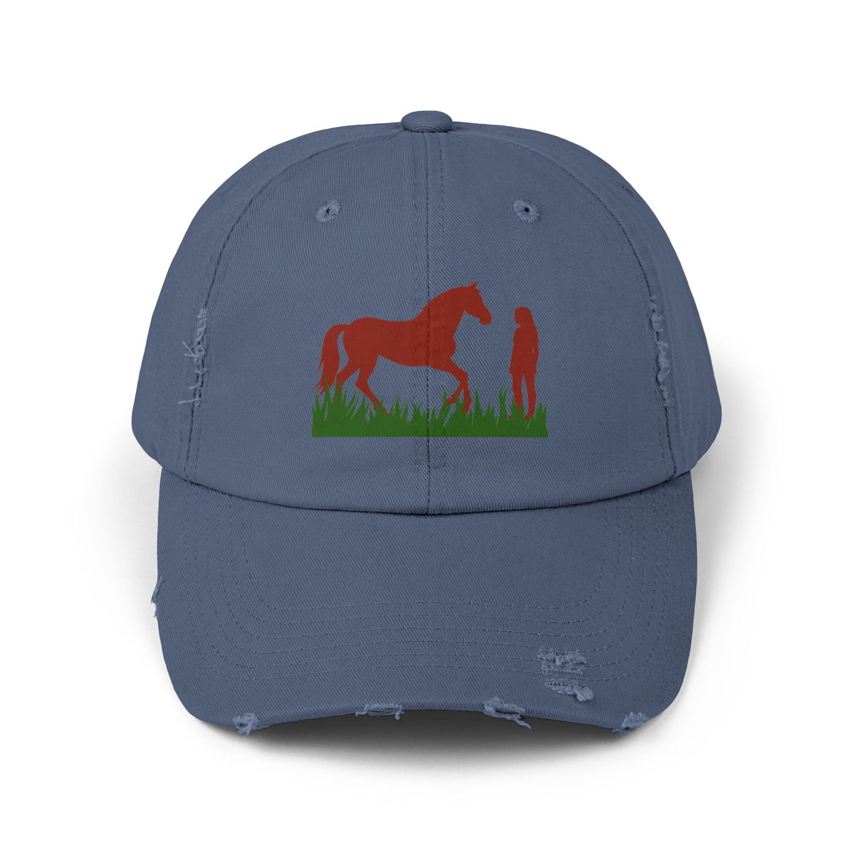 Horse and Rider Distressed Cap – view 8