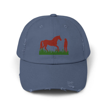 Horse and Rider Distressed Cap – view 8