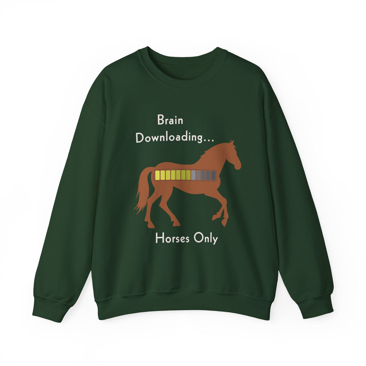 Brain Downloading Horses Sweatshirt – view 11
