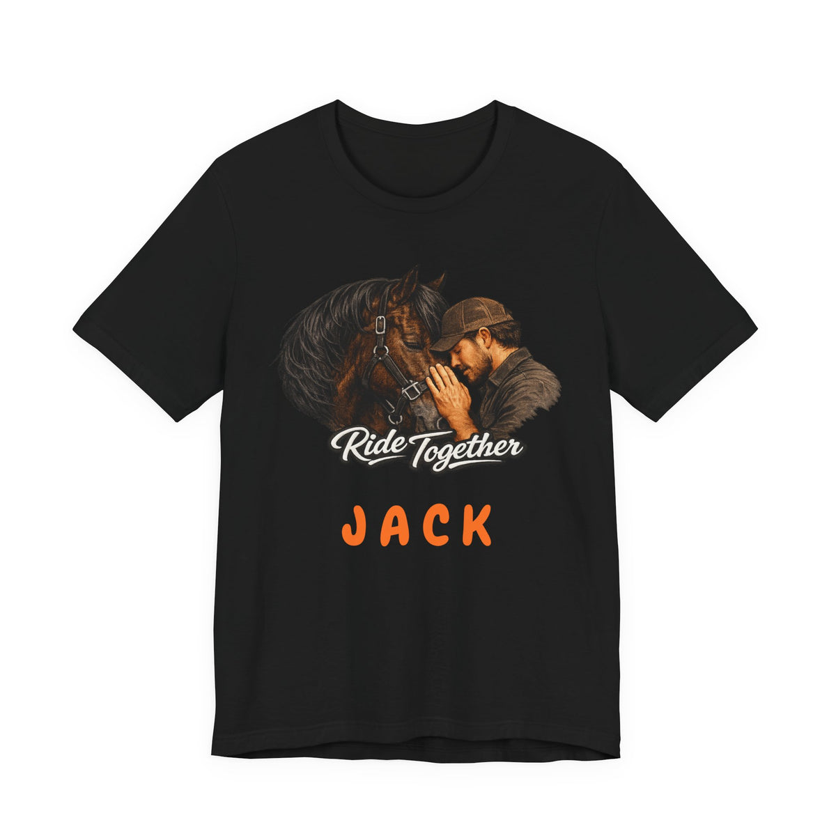 Ride Together Personalized Horse T-Shirt – view 5