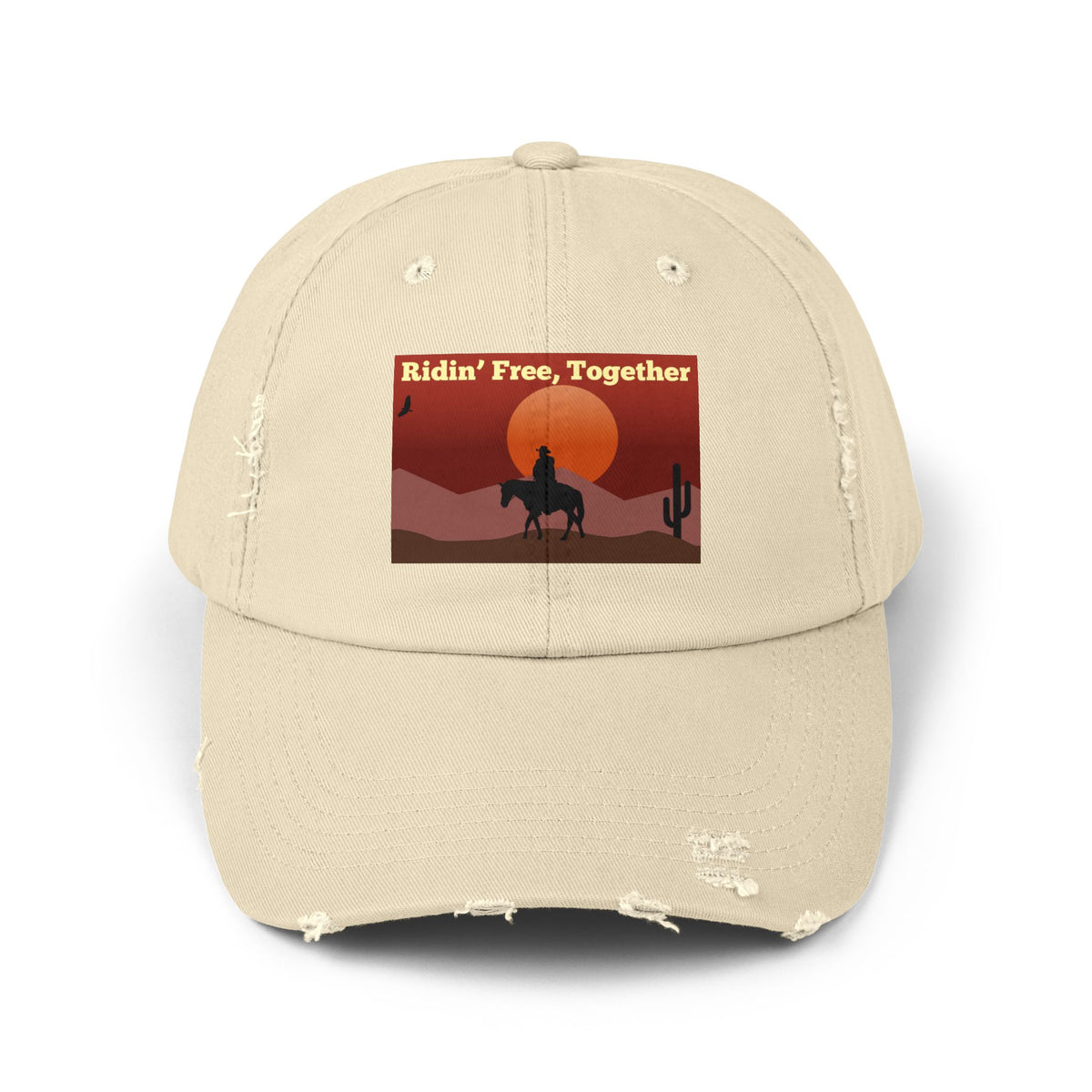 Ridin' Free Together Distressed Cap – view 7