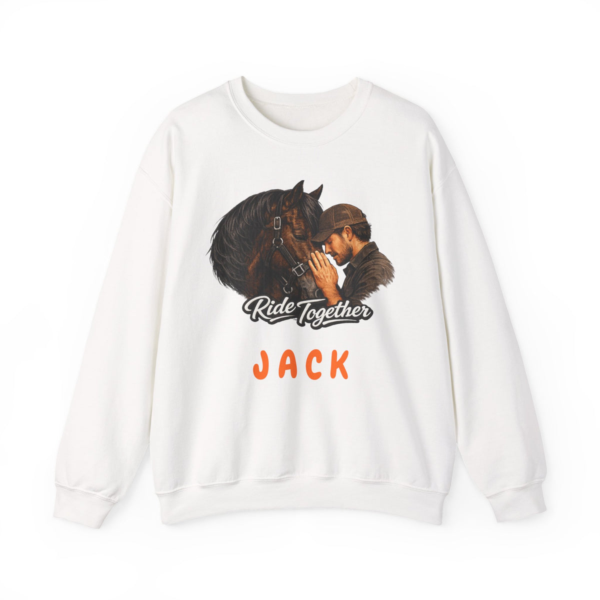 Ride Together Personalized Horse Sweatshirt – view 7