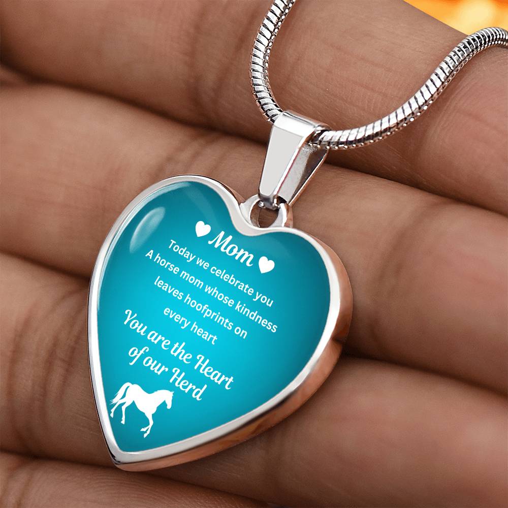 Heart of Our Herd Heart-Shaped Necklace – view 3