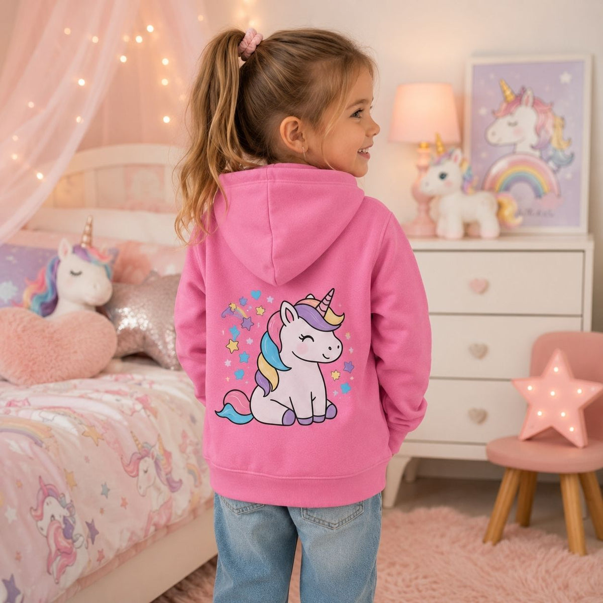 Stay Magical Pink Kids’ Hoodie