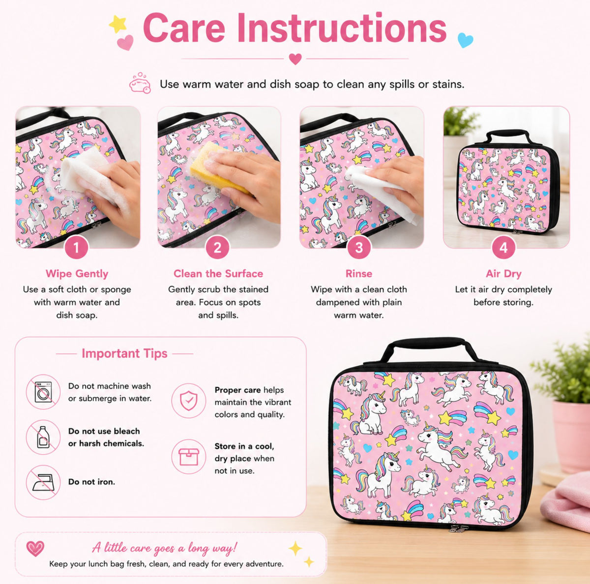 Stay Magical Unicorn Lunch Bag