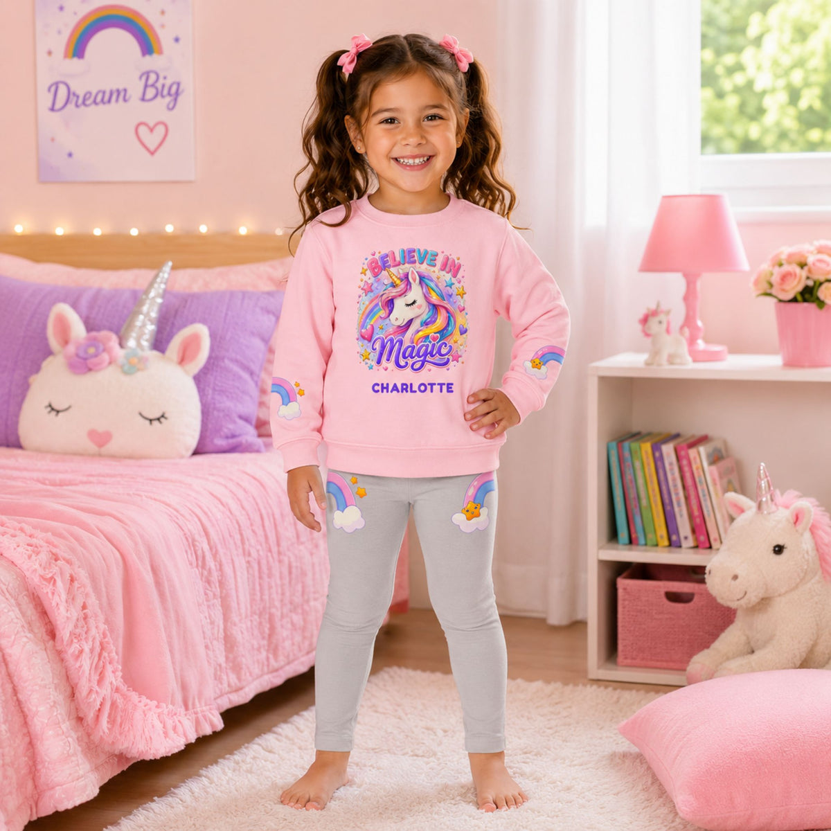 Believe in Magic Personalized Unicorn Outfit Set