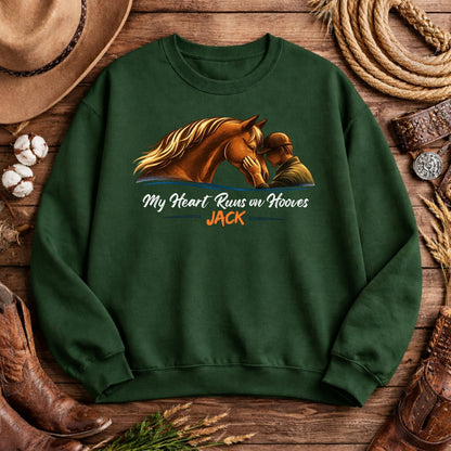 My Heart Runs on Hooves Sweatshirt – view 4