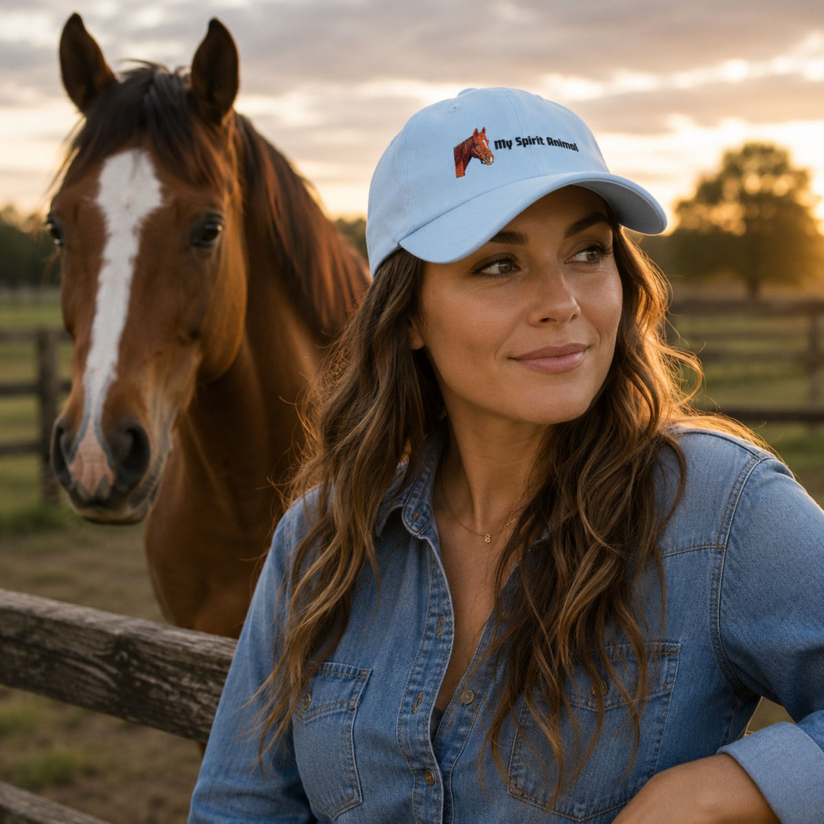 My Spirit Animal Horse Dad Cap – view 3