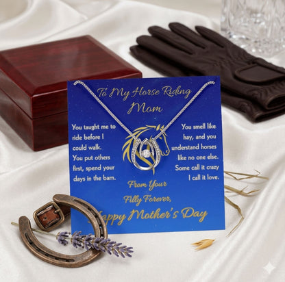 Personalized Horse Memorial Photo Circle Necklace – view 7