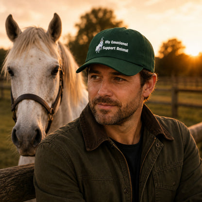My Emotional Support Animal Horse Cap – view 2