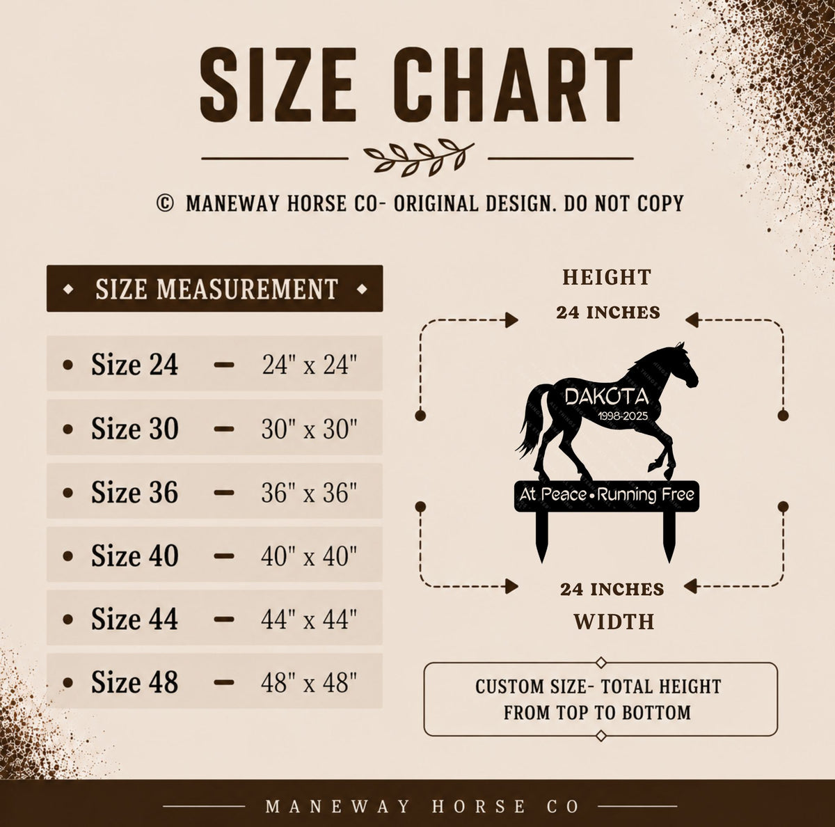 Horse Memorial Garden Sign + FREE Mug – view 6