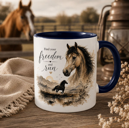 Find Your Freedom Horse Mug – view 4