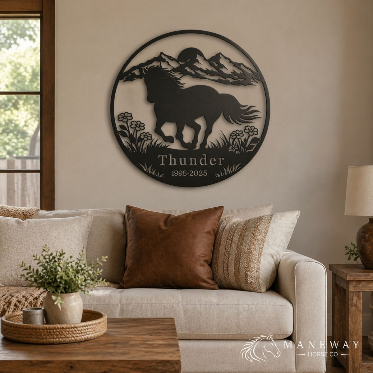 Thunder Round Memorial Stall Sign – view 5