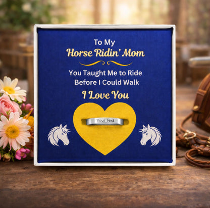 Horse Riding Mom Sentimental Ring