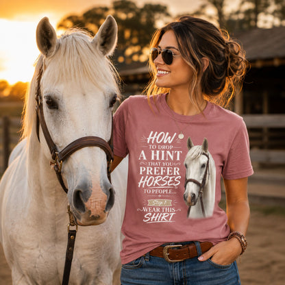 Prefer Horses Over People T-Shirt – view 5
