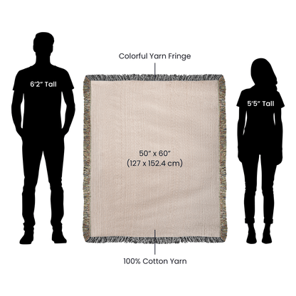Personalized Horse Photo Woven Blanket with Name & Est Date – view 12