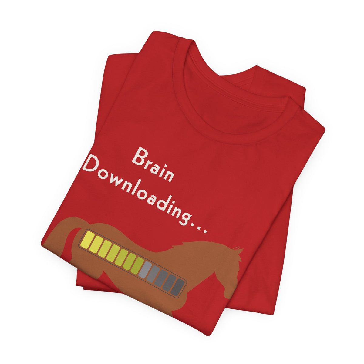Brain Downloading Horses T-Shirt – view 8