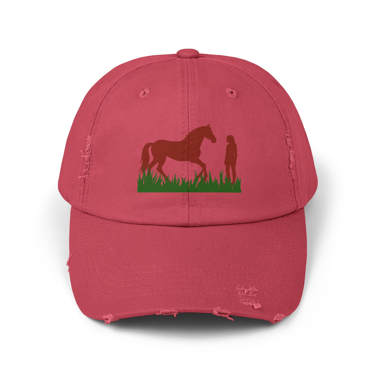 Horse and Rider Distressed Cap – view 10