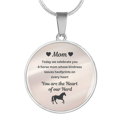 Horse Mom Necklace Gift – Heart Of Our Herd Jewelry for Mother’s Day – view 6