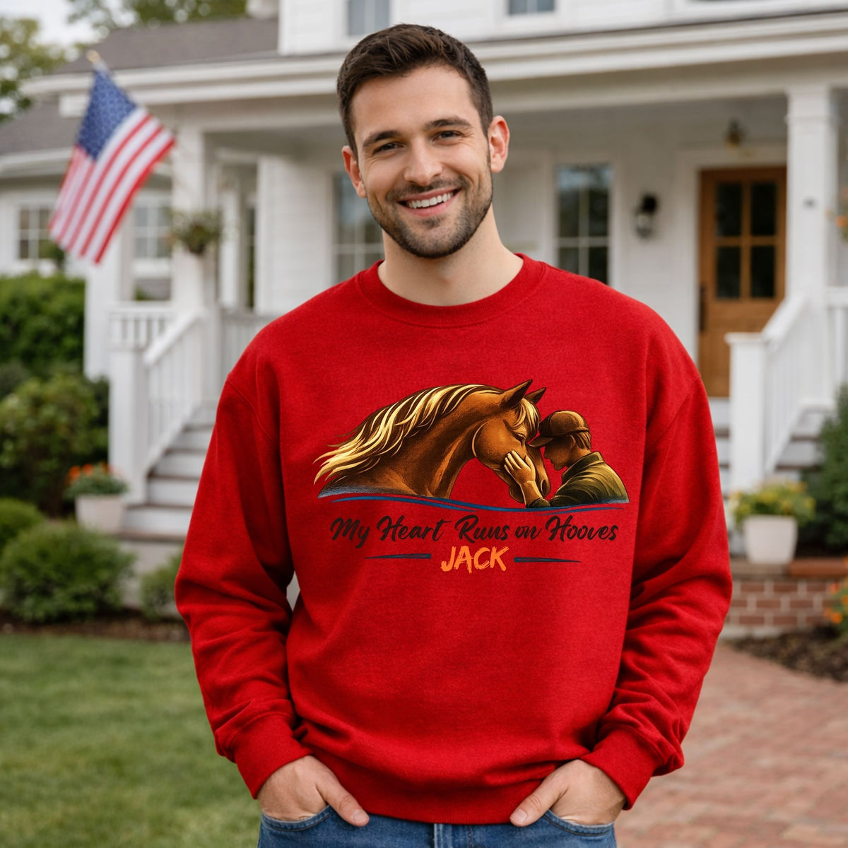 My Heart Runs on Hooves Sweatshirt – view 5