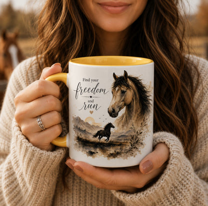 Find Your Freedom Horse Mug – view 5